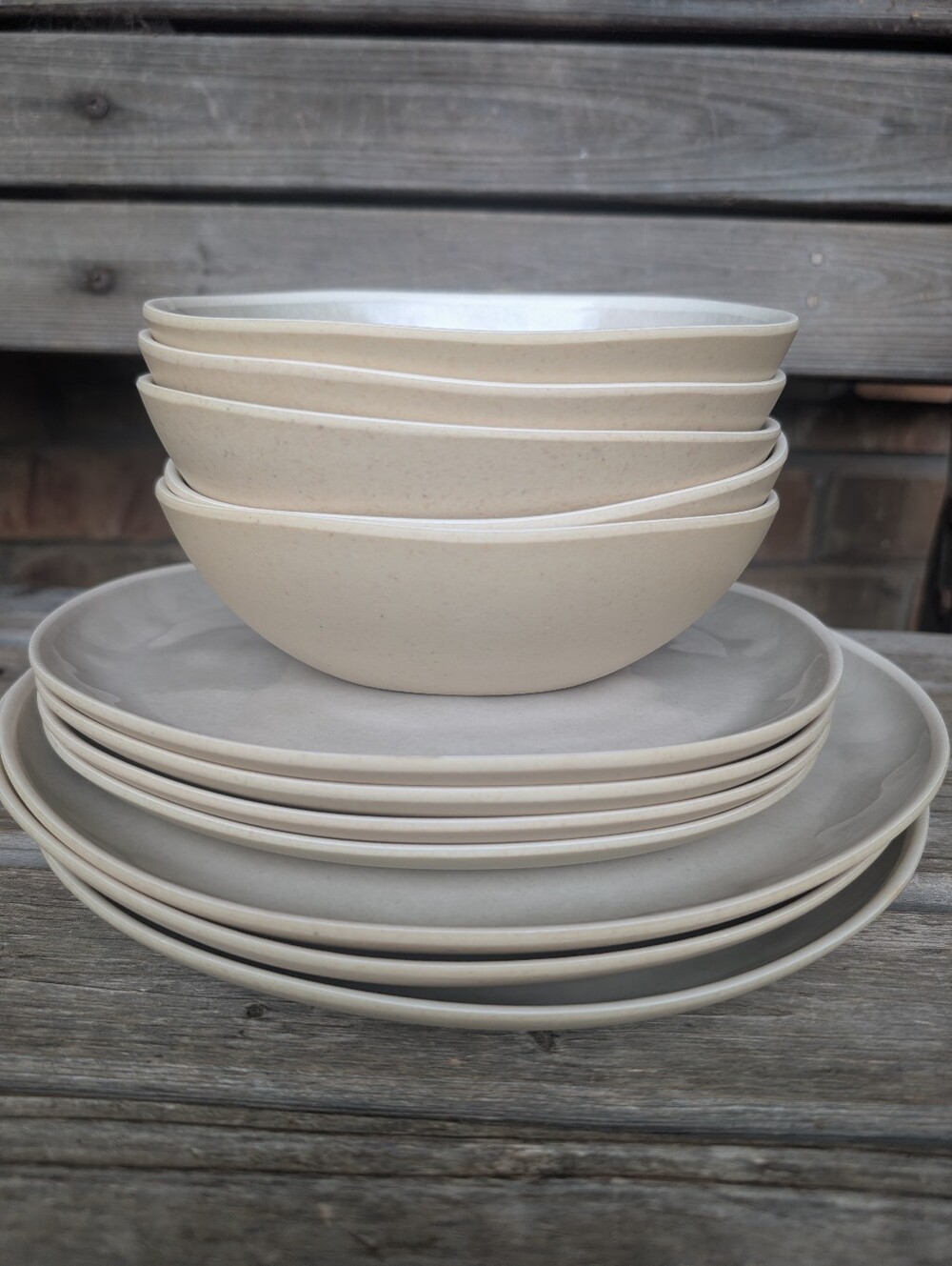 Hearth & Hand Bamboo Melamine Dinnerware Set